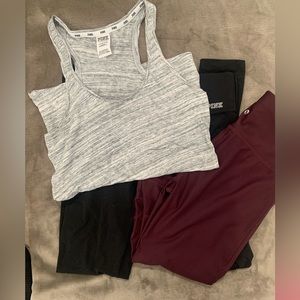 Workout bundle - PINK Victorias Secret athletic wear size XS